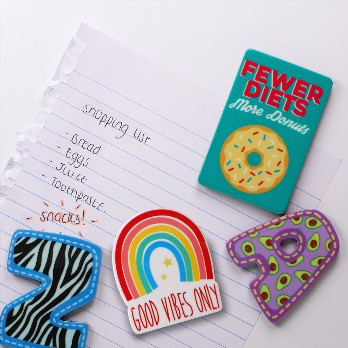 MA169 - Fridge Magnet "Fewer Diets"