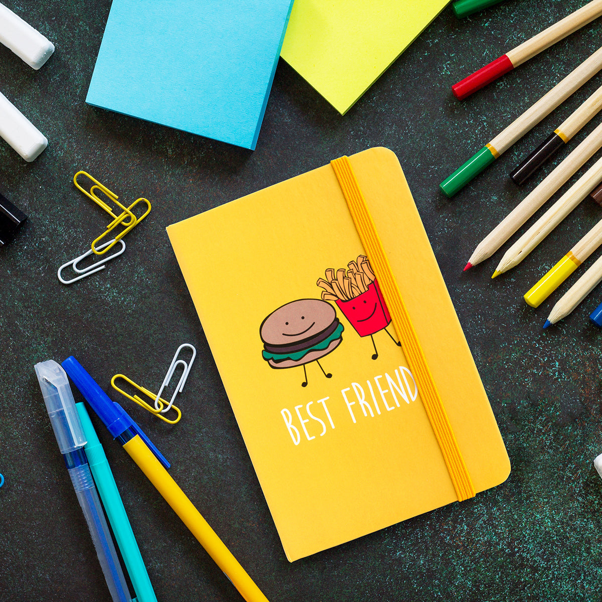 NB036 - Notebook - Burger & Chips