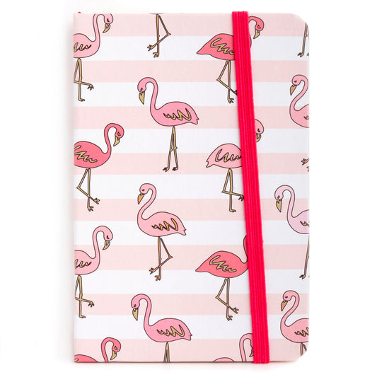 NB056 - Notebook - Flamingo Print