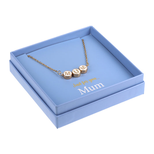 Just For Personalised Necklace - Mum