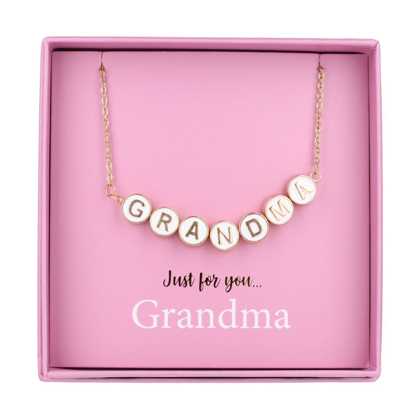 NE003 - Just For Personalised Necklace - Grandma