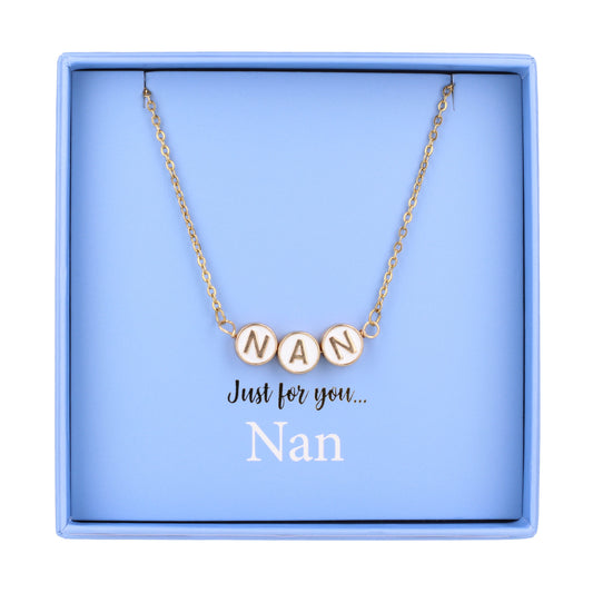 Just For Personalised Necklace - Nan