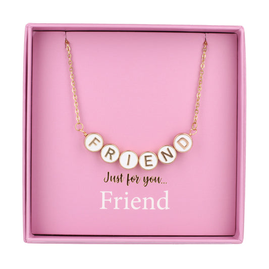 NE006 - Just For Personalised Necklace - Friend