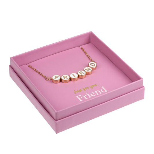 Just For Personalised Necklace - Friend