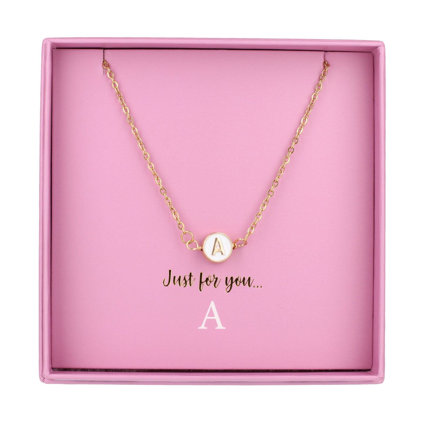 NE012 - Just For Personalised Necklace - A