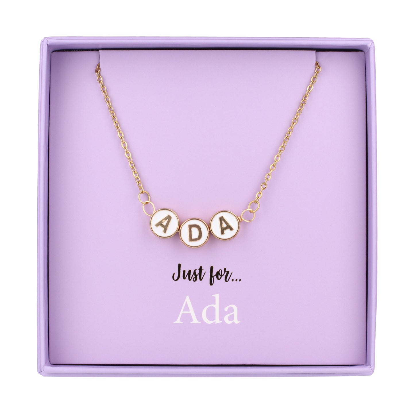 NE014 - Just For Personalised Necklace - Ada