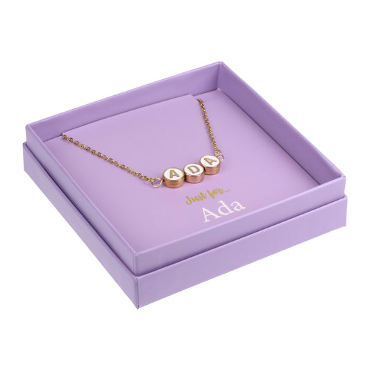 Just For Personalised Necklace - Ada
