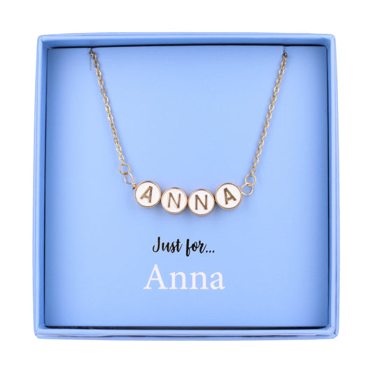 NE019 - Just For Personalised Necklace - Anna