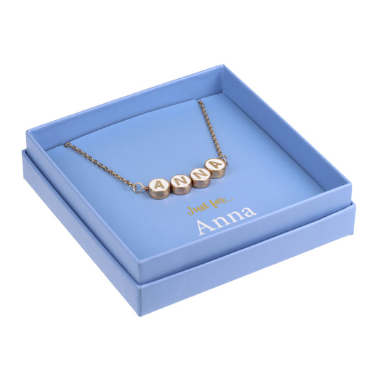 NE019 - Just For Personalised Necklace - Anna