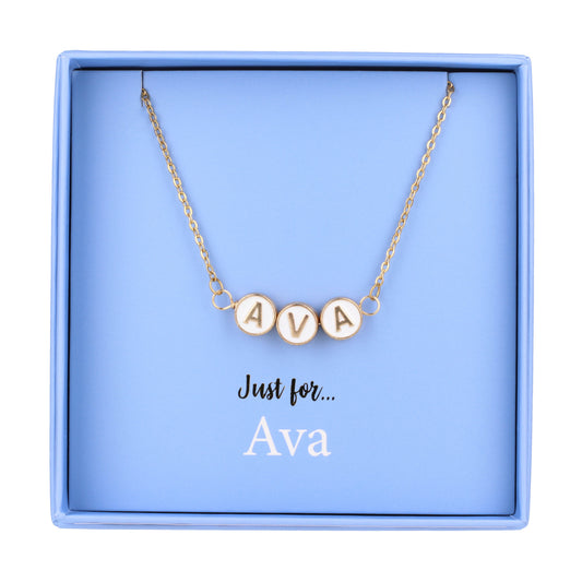 Just For Personalised Necklace - Ava