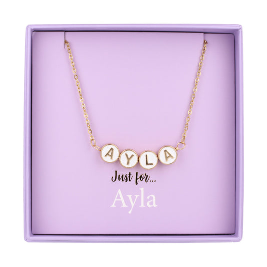 Just For Personalised Necklace - Ayla
