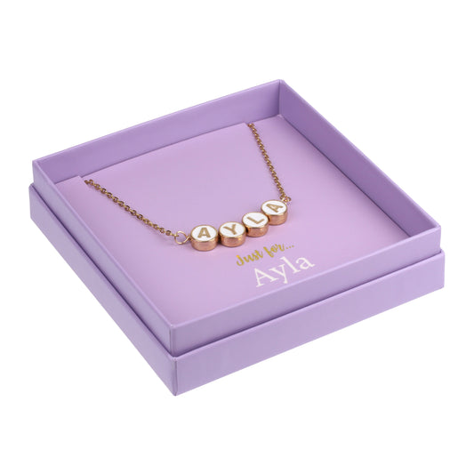 Just For Personalised Necklace - Ayla