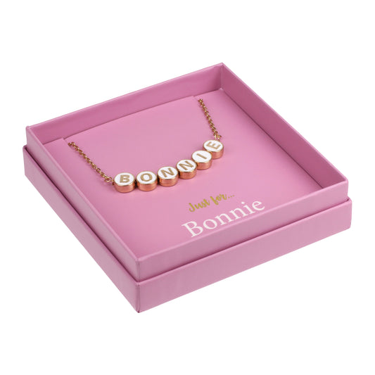 Just For Personalised Necklace - Bonnie