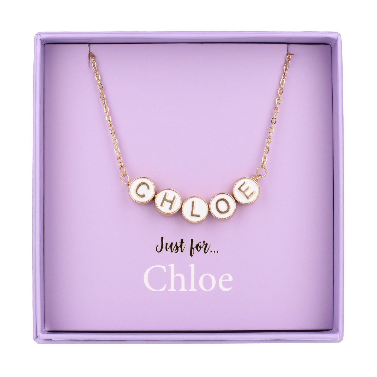 NE028 - Just For Personalised Necklace - C