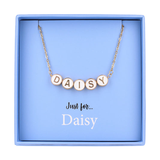 Just For Personalised Necklace - D