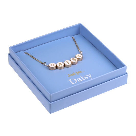 Just For Personalised Necklace - Daisy