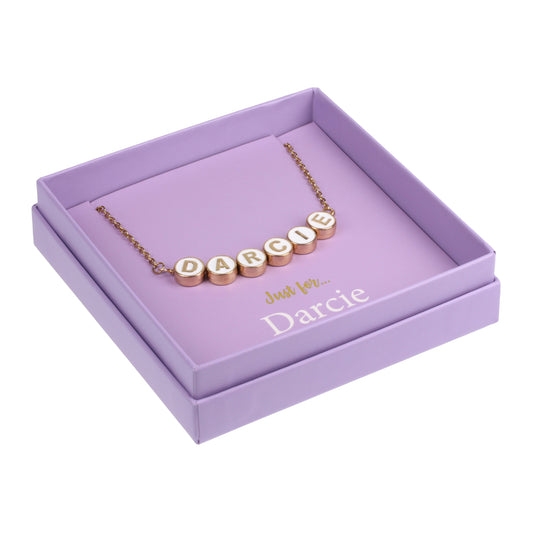Just For Personalised Necklace - Darcie
