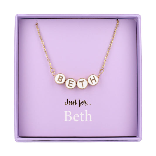 NE037 - Just For Personalised Necklace - Ella