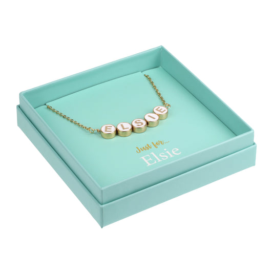 Just For Personalised Necklace - Elsie
