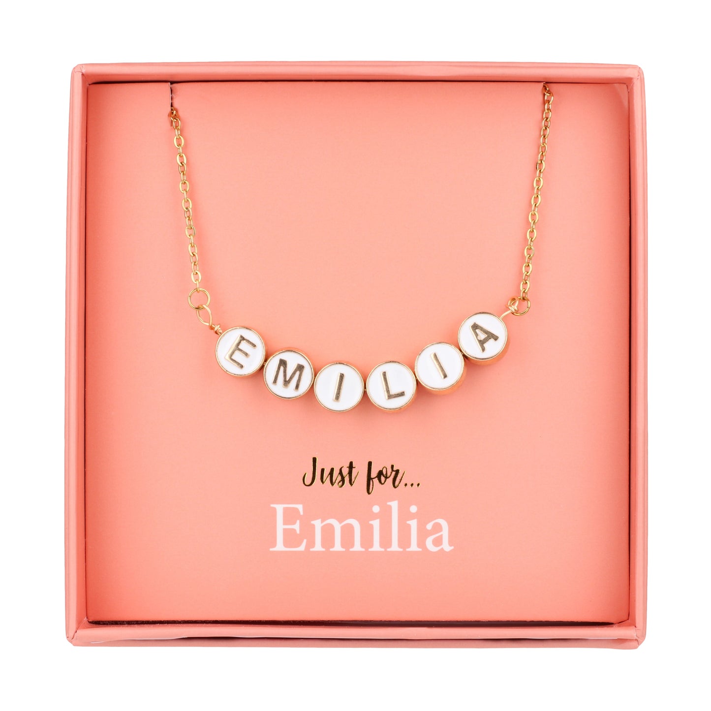 NE041 - Just For Personalised Necklace - Emilia