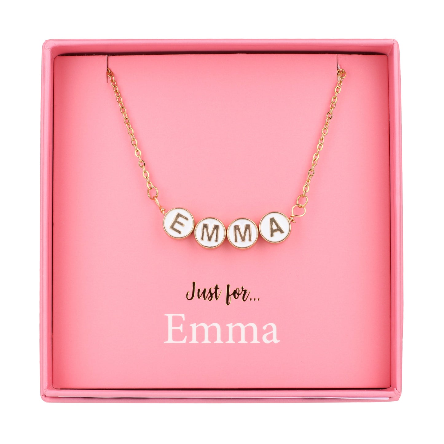 Just For Personalised Necklace - Emma