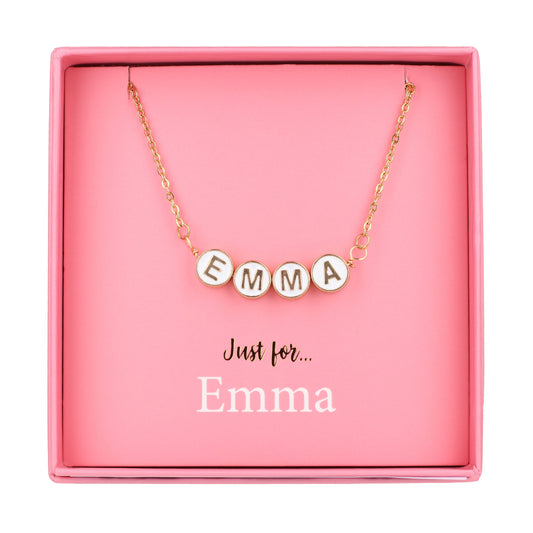 Just For Personalised Necklace - Emma