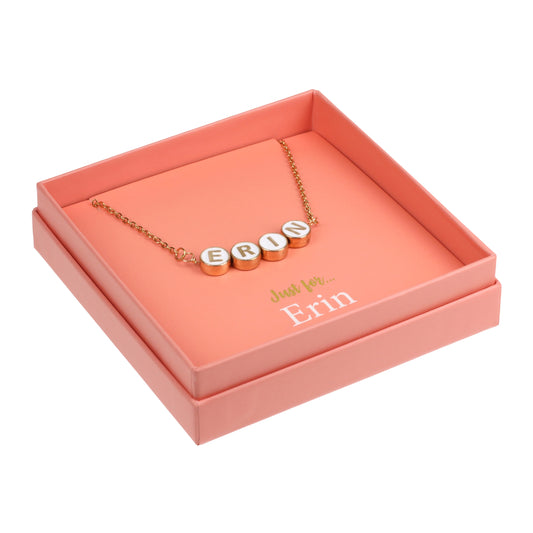Just For Personalised Necklace - Erin