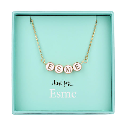 NE045 - Just For Personalised Necklace - Esme