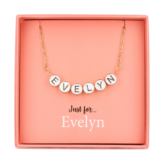 Just For Personalised Necklace - Evelyn