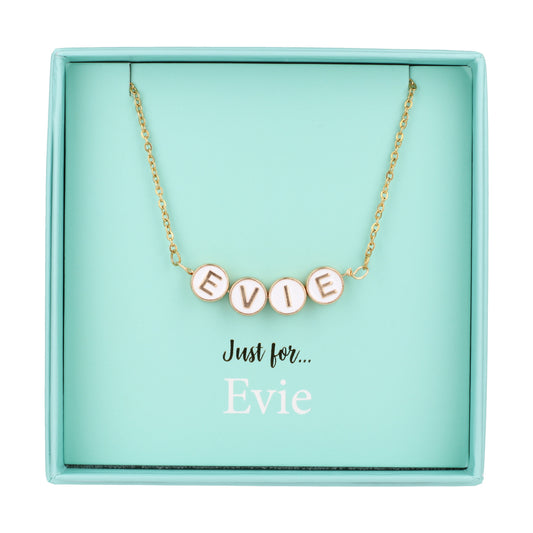 Just For Personalised Necklace - Evie