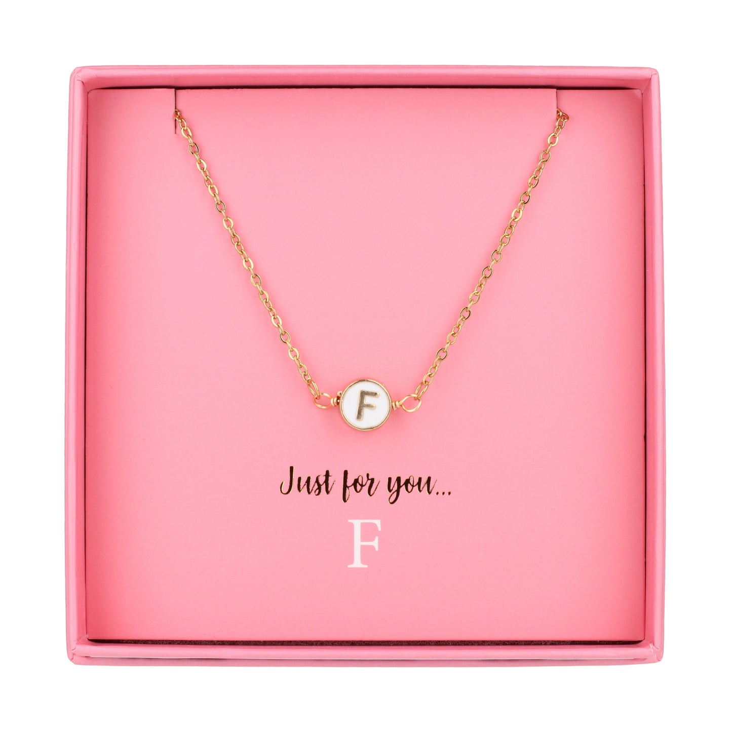 NE049 - Just For Personalised Necklace - F