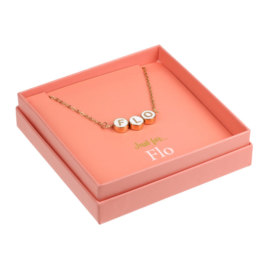 Just For Personalised Necklace - Flo