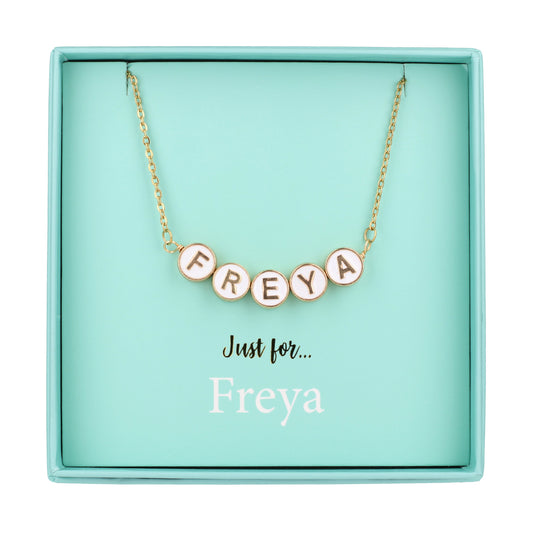 Just For Personalised Necklace - Freya