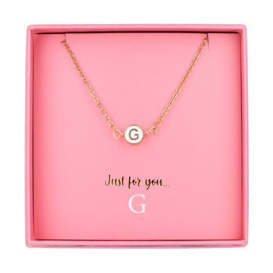 Just For Personalised Necklace - G