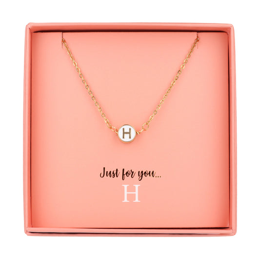 NE056 - Just For Personalised Necklace - H