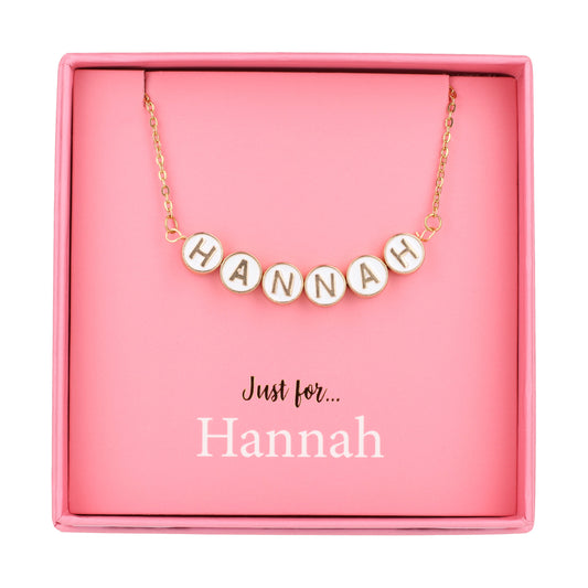 Just For Personalised Necklace - Hannah