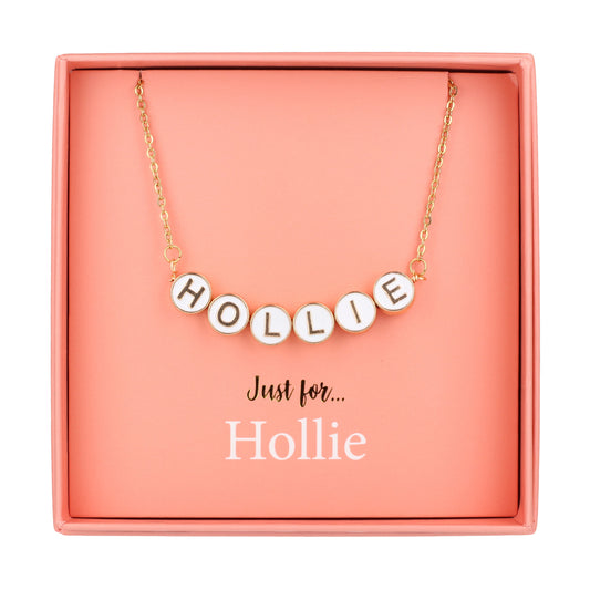 Just For Personalised Necklace - Hollie