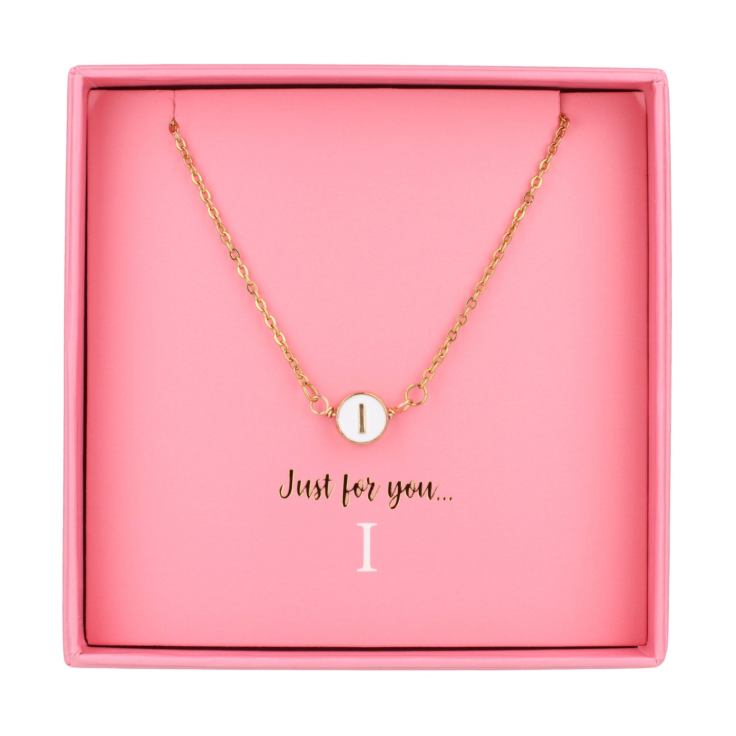 NE064 - Just For Personalised Necklace - I