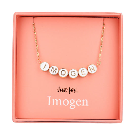 Just For Personalised Necklace - Imogen