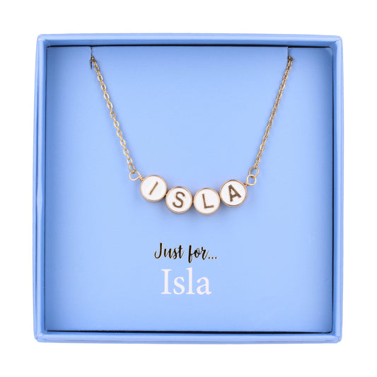 NE067 - Just For Personalised Necklace - Isla