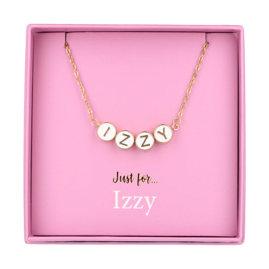 Just For Personalised Necklace - Izzy