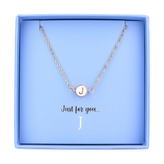 Just For Personalised Necklace - J