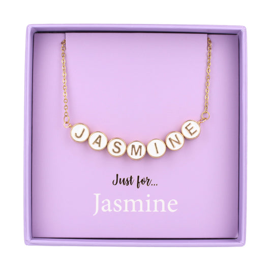 Just For Personalised Necklace - Jasmine