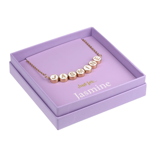 Just For Personalised Necklace - Jasmine
