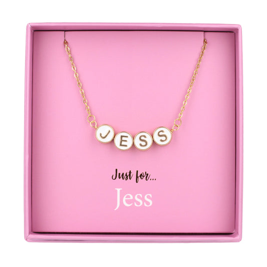 Just For Personalised Necklace - Jess