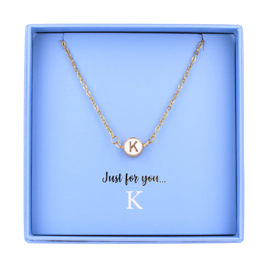 NE073 - Just For Personalised Necklace - K