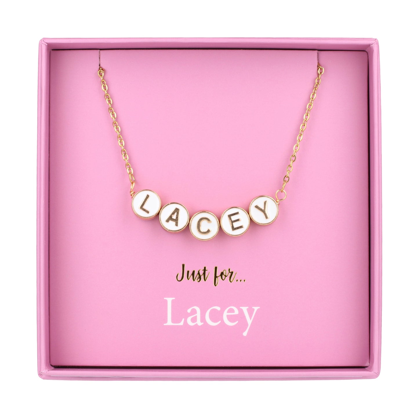 NE075 - Just For Personalised Necklace - Lacey