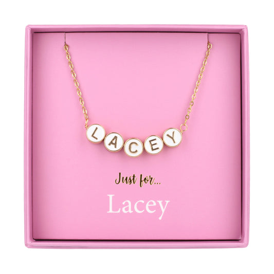 NE075 - Just For Personalised Necklace - Lacey