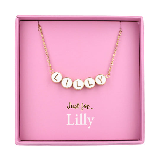 NE078 - Just For Personalised Necklace - Lilly