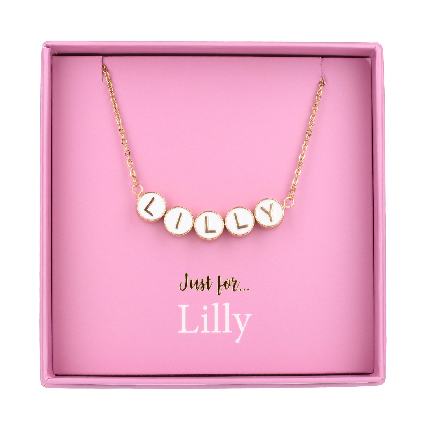 NE078 - Just For Personalised Necklace - Lilly